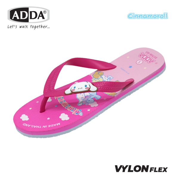 ADDA รองเท้าแตะ รองเท้าลำลอง แบบหนีบ สำหรับผู้หญิง Cinnamoroll รุ่น 817H8W1 (ไซส์ 4-6)