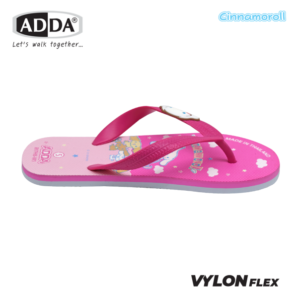 ADDA รองเท้าแตะ รองเท้าลำลอง แบบหนีบ สำหรับผู้หญิง Cinnamoroll รุ่น 817H8W1 (ไซส์ 4-6)