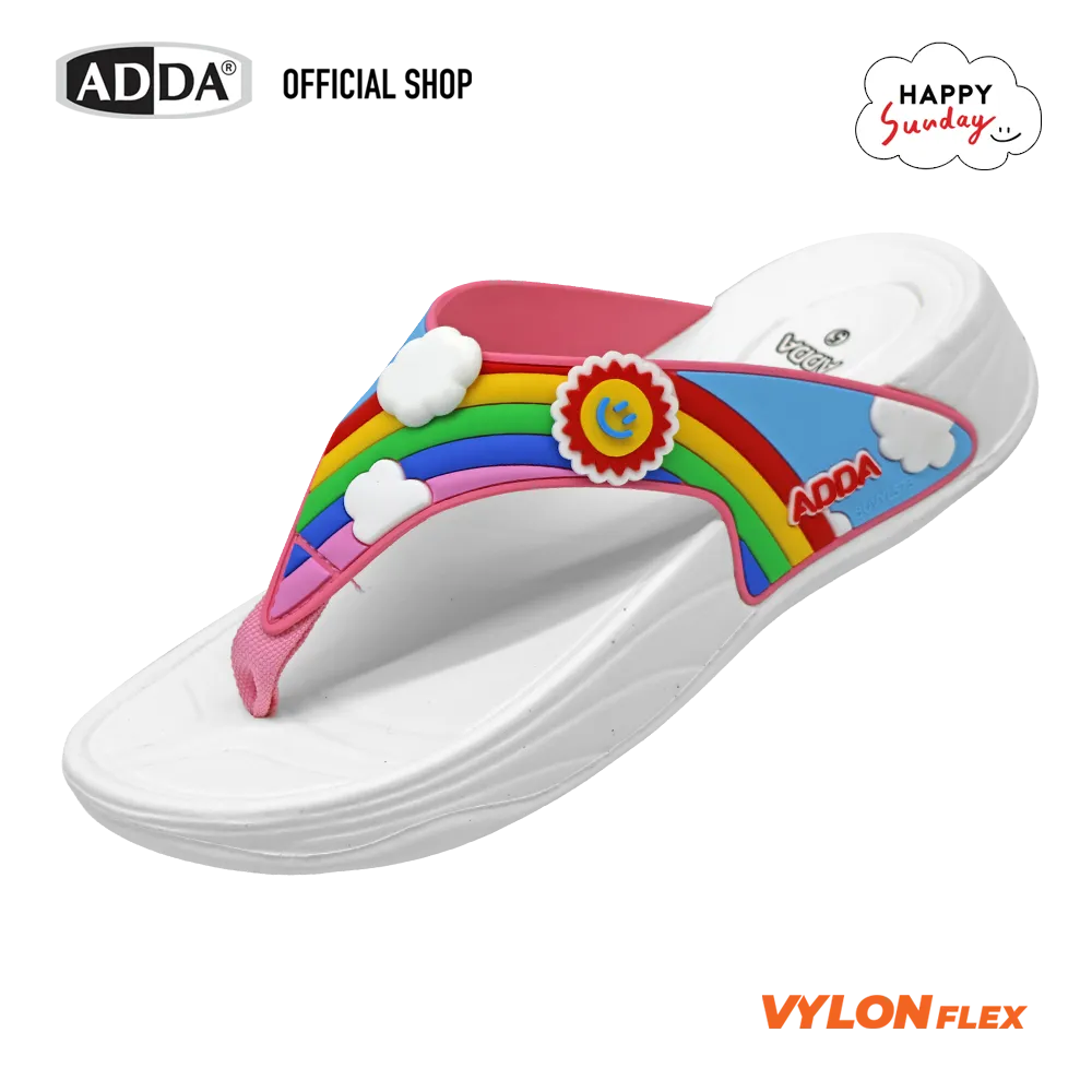 ADDA x HAPPY SUNDAY ลิขสิทธิ์แท้ รองเท้าแตะ รองเท้าลำลอง แบบหนีบ สำหรับผู้หญิง รุ่น 31J5GW1 (ไซส์ 4-7) - Image 2