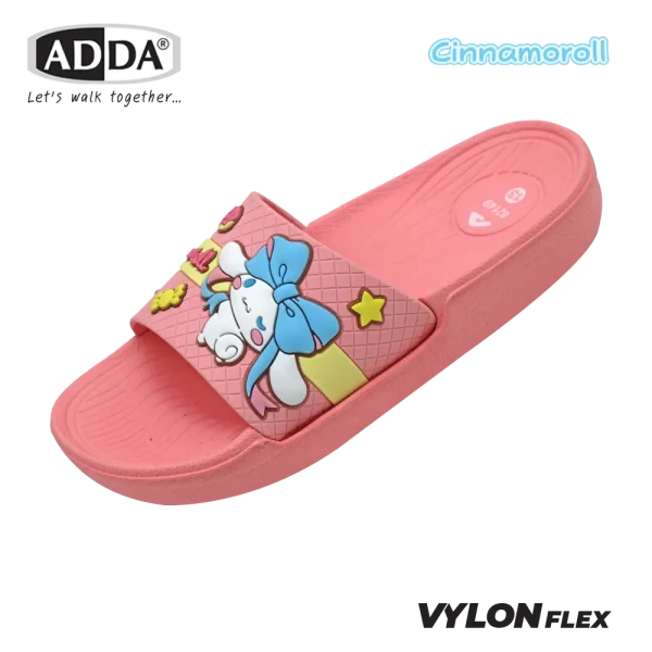 ADDA รองเท้าแตะ รองเท้าลำลอง แบบสวม Cinnamoroll สำหรับเด็ก รุ่น 82149B1 (ไซส์ 11-3)