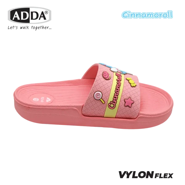 ADDA รองเท้าแตะ รองเท้าลำลอง แบบสวม Cinnamoroll สำหรับเด็ก รุ่น 82149B1 (ไซส์ 11-3)