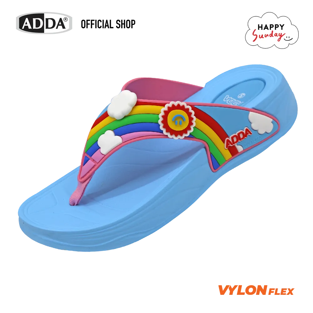 ADDA x HAPPY SUNDAY ลิขสิทธิ์แท้ รองเท้าแตะ รองเท้าลำลอง แบบหนีบ สำหรับผู้หญิง รุ่น 31J5GW1 (ไซส์ 4-7) - Image 4