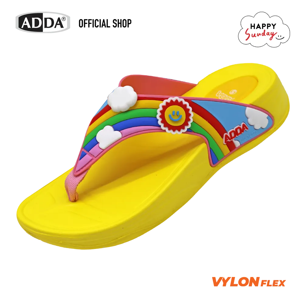 ADDA x HAPPY SUNDAY ลิขสิทธิ์แท้ รองเท้าแตะ รองเท้าลำลอง แบบหนีบ สำหรับผู้หญิง รุ่น 31J5GW1 (ไซส์ 4-7) - Image 3