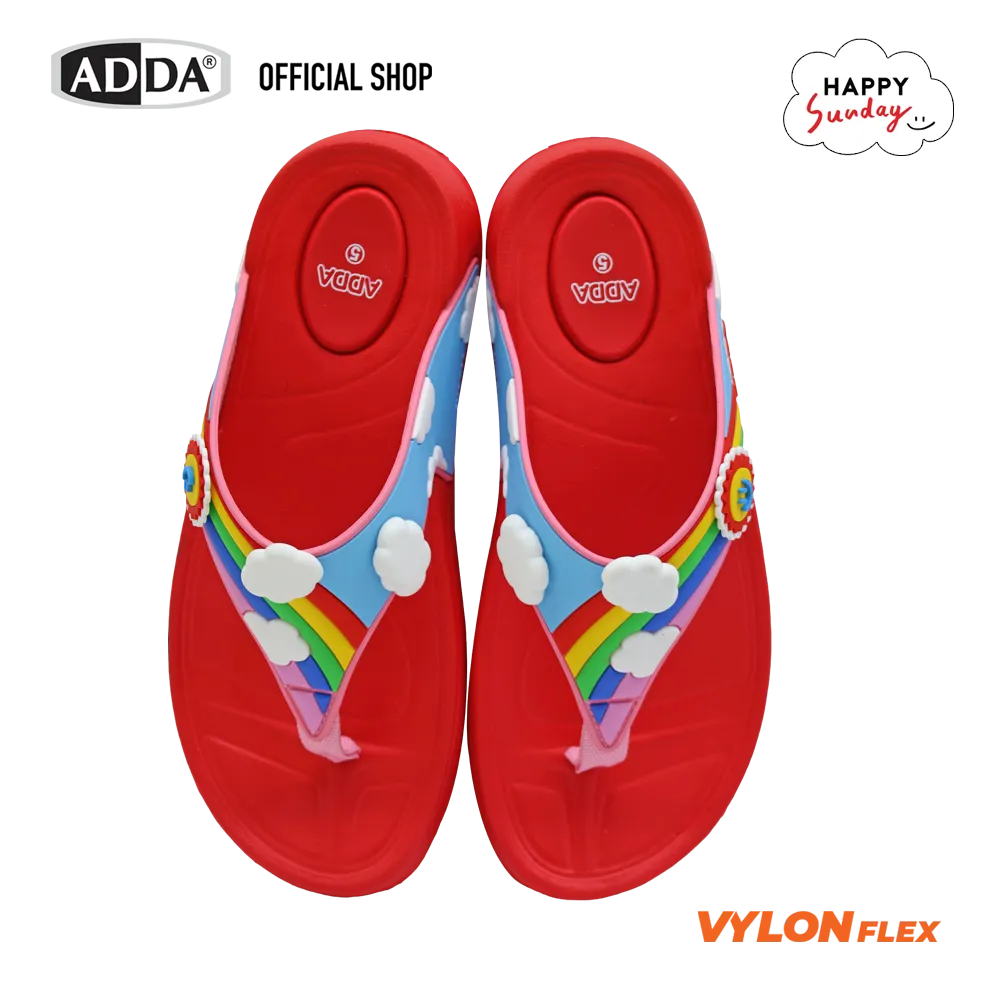 ADDA x HAPPY SUNDAY ลิขสิทธิ์แท้ รองเท้าแตะ รองเท้าลำลอง แบบหนีบ สำหรับผู้หญิง รุ่น 31J5GW1 (ไซส์ 4-7) - Image 7