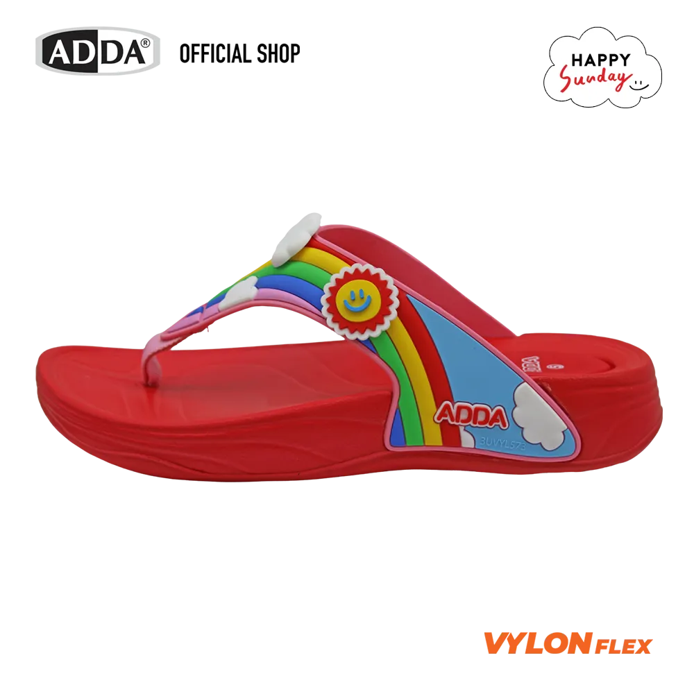 ADDA x HAPPY SUNDAY ลิขสิทธิ์แท้ รองเท้าแตะ รองเท้าลำลอง แบบหนีบ สำหรับผู้หญิง รุ่น 31J5GW1 (ไซส์ 4-7) - Image 5