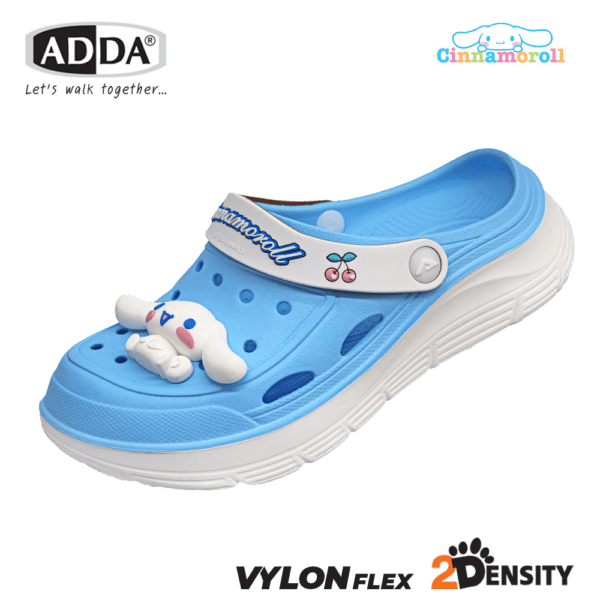 ADDA 2density รองเท้าแตะ รองเท้าลำลอง สำหรับผู้หญิง แบบสวมหัวโต Cinnamoroll รุ่น 5TD88WF (ไซส์ 4-6)