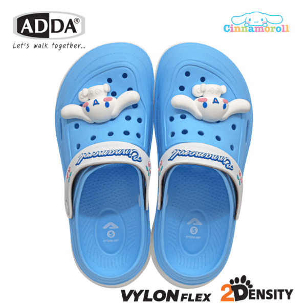 ADDA 2density รองเท้าแตะ รองเท้าลำลอง สำหรับผู้หญิง แบบสวมหัวโต Cinnamoroll รุ่น 5TD88WF (ไซส์ 4-6)