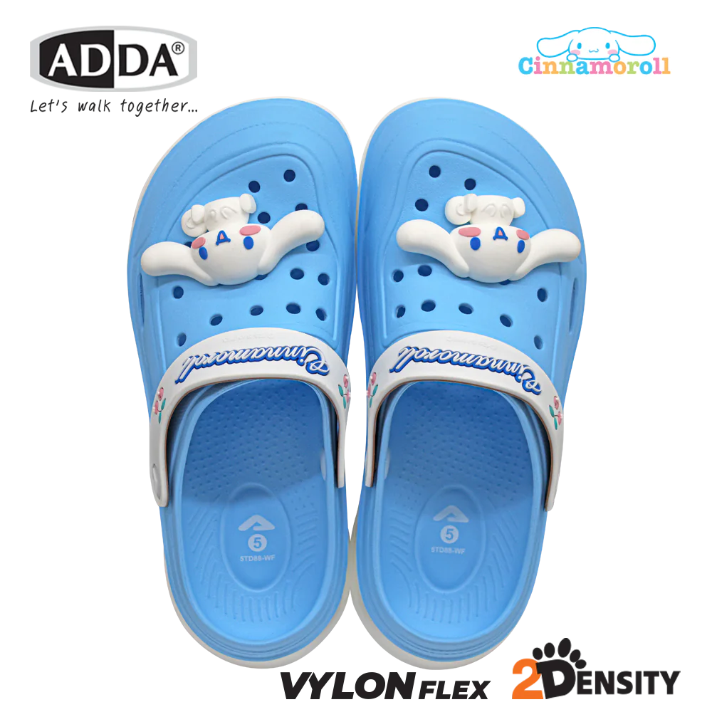 ADDA 2density รองเท้าแตะ รองเท้าลำลอง สำหรับผู้หญิง แบบสวมหัวโต Cinnamoroll รุ่น 5TD88WF (ไซส์ 4-6) - Image 4