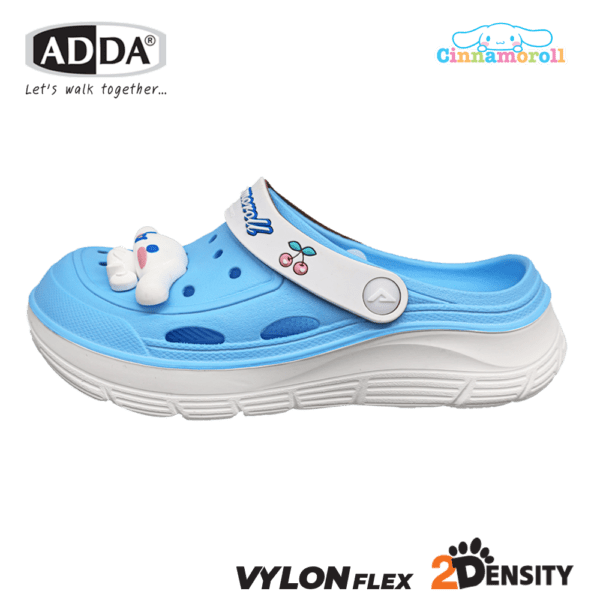 ADDA 2density รองเท้าแตะ รองเท้าลำลอง สำหรับผู้หญิง แบบสวมหัวโต Cinnamoroll รุ่น 5TD88WF (ไซส์ 4-6)