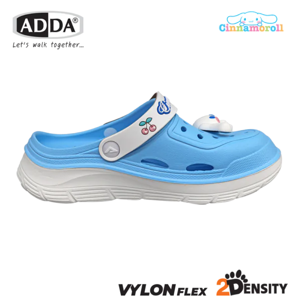 ADDA 2density รองเท้าแตะ รองเท้าลำลอง สำหรับผู้หญิง แบบสวมหัวโต Cinnamoroll รุ่น 5TD88WF (ไซส์ 4-6)