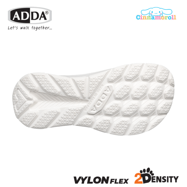 ADDA 2density รองเท้าแตะ รองเท้าลำลอง สำหรับผู้หญิง แบบสวมหัวโต Cinnamoroll รุ่น 5TD88WF (ไซส์ 4-6)
