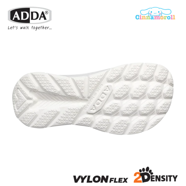 ADDA 2density รองเท้าแตะ รองเท้าลำลอง สำหรับผู้หญิง แบบสวมหัวโต Cinnamoroll รุ่น 5TD88WF (ไซส์ 4-6)