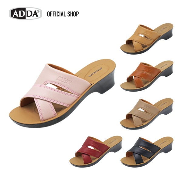 ADDA PU รองเท้าแตะ สำหรับผู้หญิง แบบสวม รุ่น 73504W1 (ไซส์ 35-40)