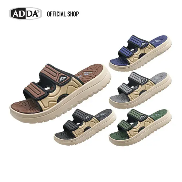ADDA รองเท้าแตะ รองเท้าลำลอง แบบสวม รุ่น 25B02M8 (ไซส์ 7-9)