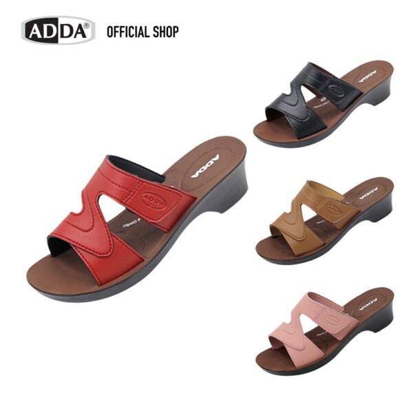 ชื่อสินค้า ADDA PU รองเท้าแตะ สำหรับผู้หญิง แบบสวม รุ่น 73503W1 (ไซส์ 35-40)
