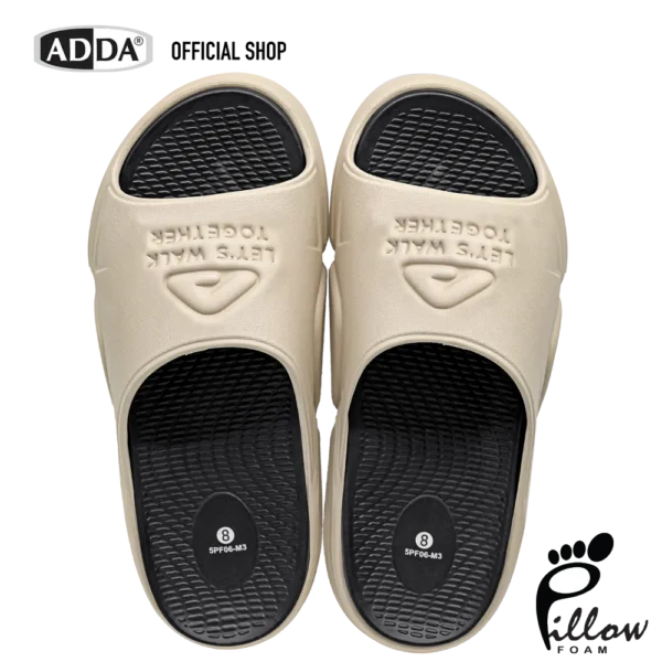 ADDA Pillow Foam รองเท้าแตะ แบบสวม สำหรับผู้ชาย รุ่น 5PF06M3 (ไซส์ 7-10)