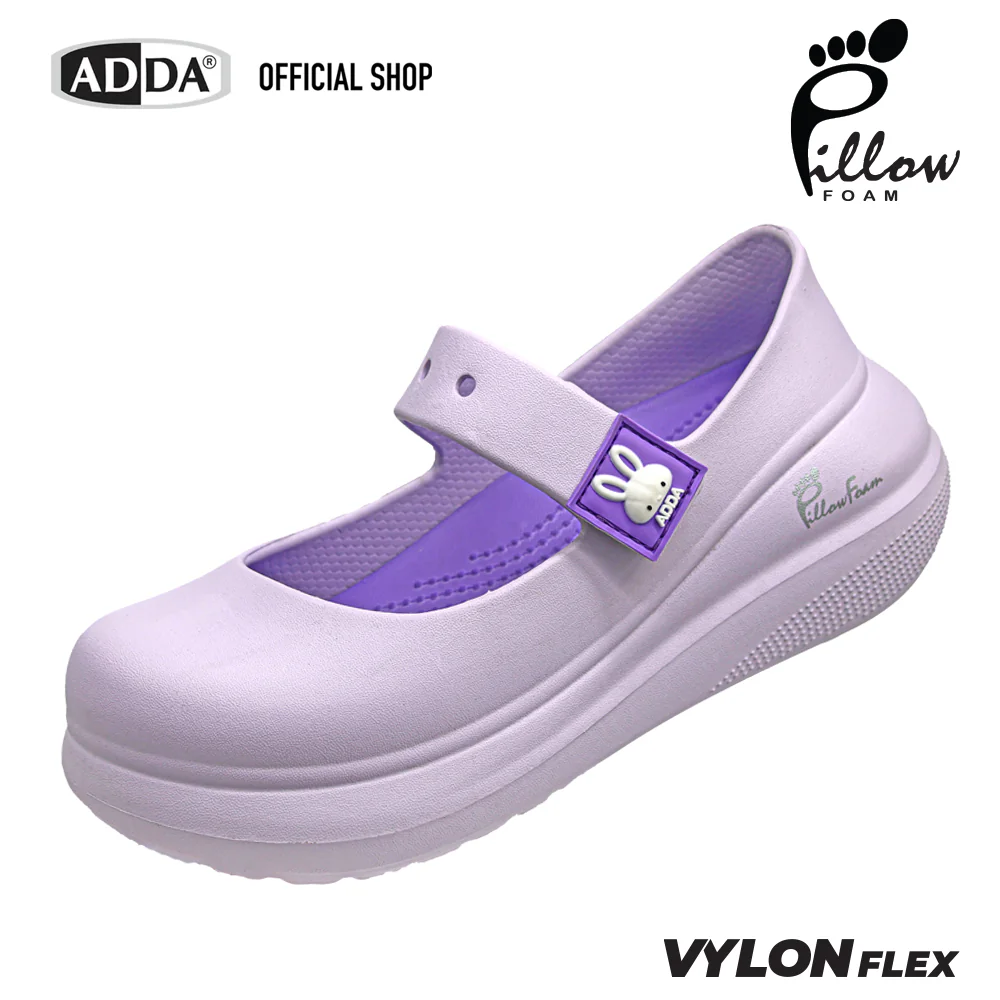 ADDA Pillow Foam รองเท้าแตะ รองเท้าลำลอง สำหรับผู้หญิง รุ่น 5PF09W1 (ไซส์ 4-7)