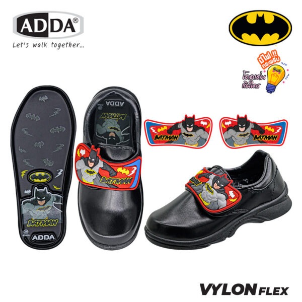 ADDA Velcro shoes BATMAN 41A26C1B1 (SIZE 25-35)