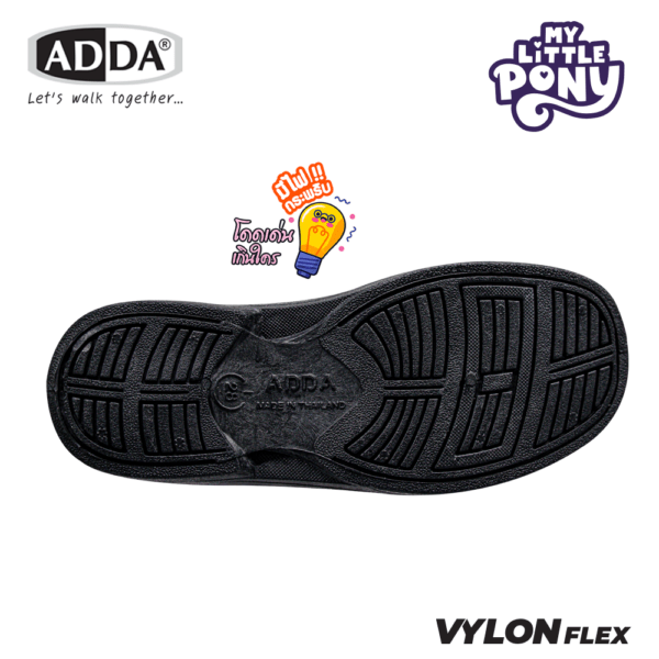 ADDA รองเท้านักเรียน มีไฟกระพริบ ลาย My Little Pony ลิขสิทธิ์แท้ รุ่น 41C26C1B1 (ไซส์ 25-33)