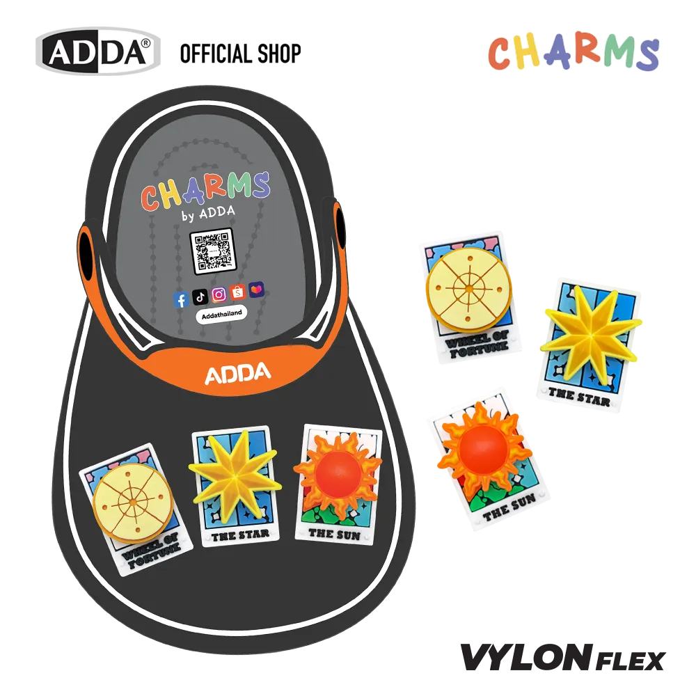 ADDA ตัวติดรองเท้า Lucky Wheel SET 3 PCS รุ่น CM013W1