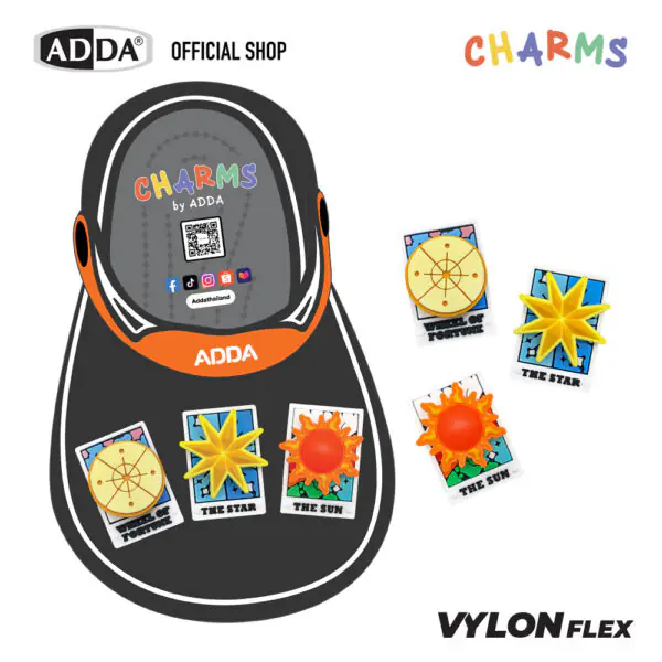 ADDA ตัวติดรองเท้า Lucky Wheel SET 3 PCS รุ่น CM013W1