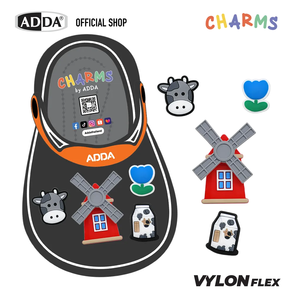 ADDA ตัวติดรองเท้า ฟาร์ม SET 4 PCS รุ่น CM014W1