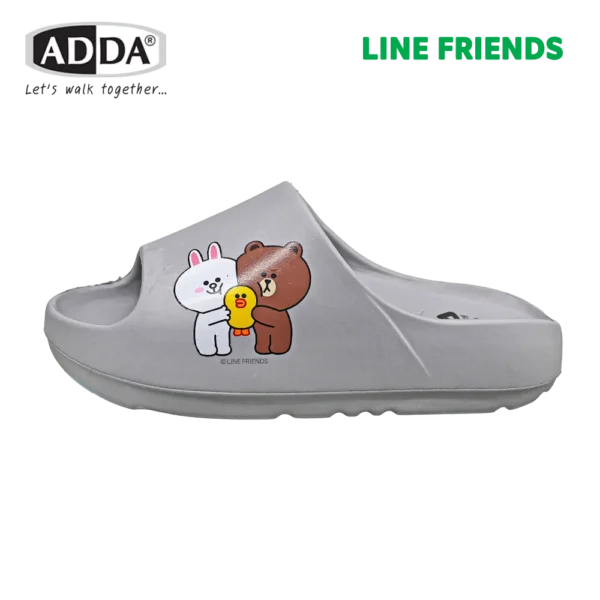 ADDA รองเท้าแตะ แบบสวม สำหรับเด็ก  Line Friends รุ่น 58V19B1 (ไซส์ 11-13,1-3)