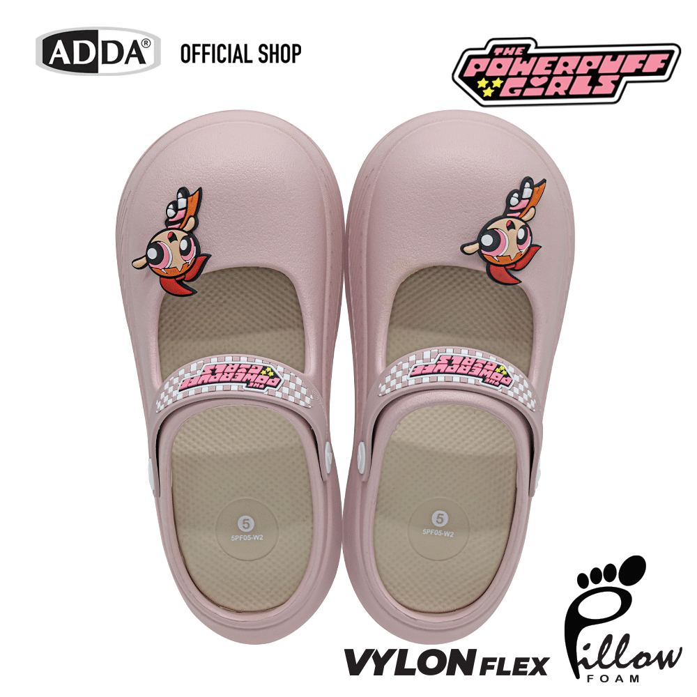 ADDA Pillow Foam รองเท้าสวมหัวโต สำหรับผู้หญิง Powerpuff Girls รุ่น 5PF05W2 (ไซส์ 4-7) - Image 4