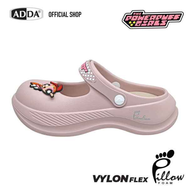 ADDA Pillow Foam รองเท้าสวมหัวโต สำหรับผู้หญิง Powerpuff Girls รุ่น 5PF05W2 (ไซส์ 4-7)