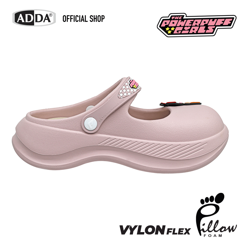 ADDA Pillow Foam รองเท้าสวมหัวโต สำหรับผู้หญิง Powerpuff Girls รุ่น 5PF05W2 (ไซส์ 4-7) - Image 6