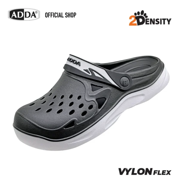 ADDA 2density รองเท้าแตะ สำหรับผู้ชาย แบบสวมหัวโต รุ่น 5TD1BM1 (ไซส์7-10)